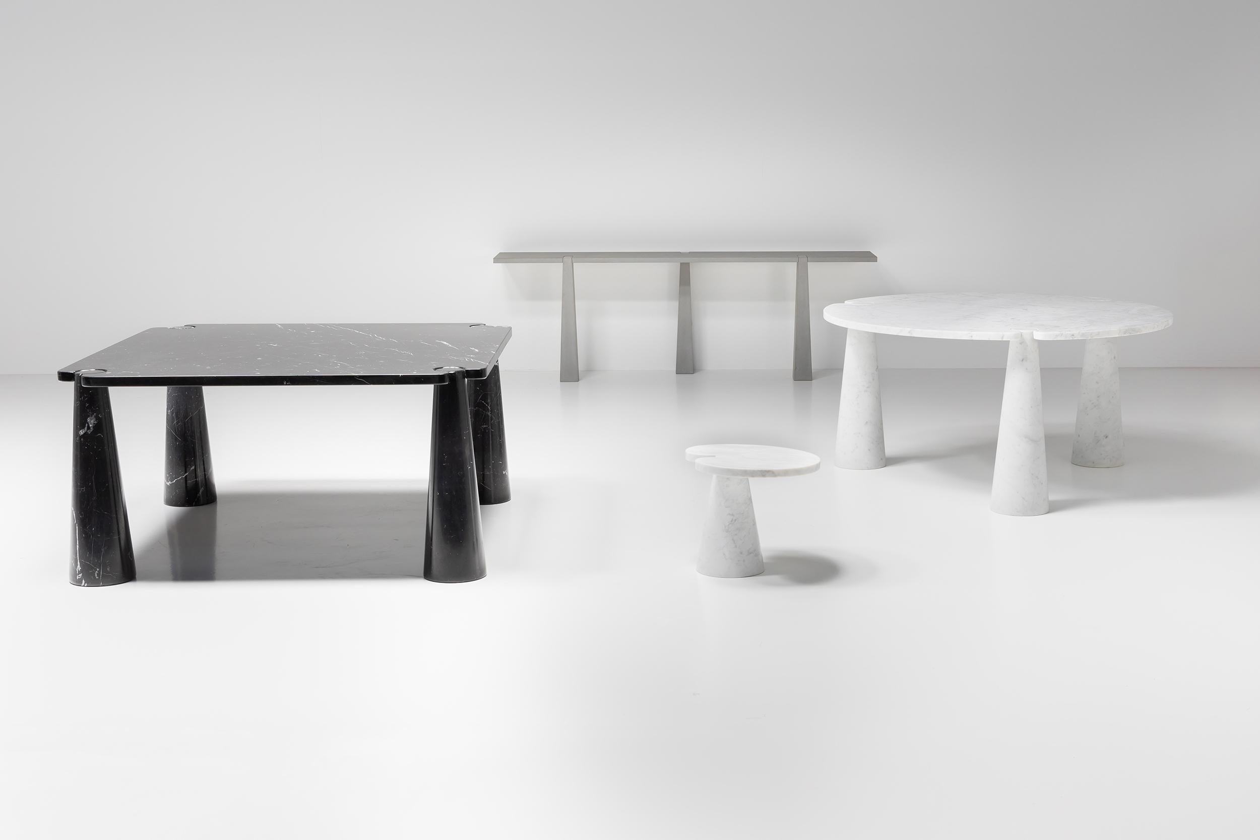 Mangiarotti 'Eros' Square Marble Dining Table, Italy, Post-Modern, 1970's For Sale 8
