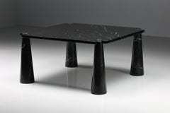 Mangiarotti 'Eros' Square Marble Dining Table, Italy, Post-Modern, 1970's
