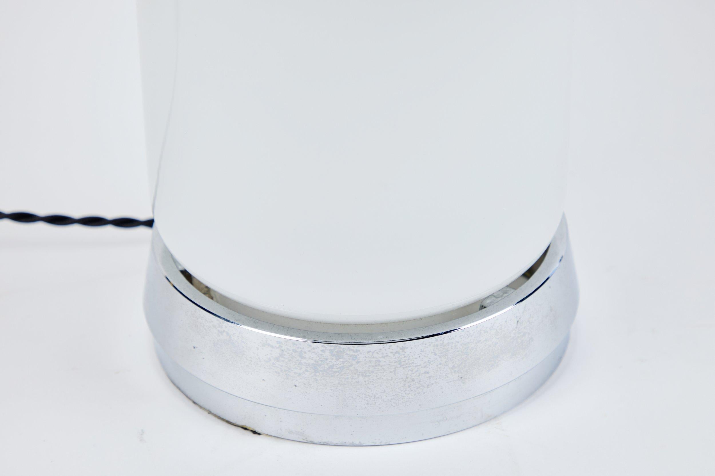Fin du 20e siècle Mangiarotti - Lampe à poser en verre 
