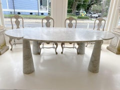Angelo Mangiarotti Eros Large Carrera Oval Dining Table