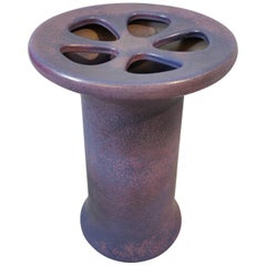 Angelo Mangiarotti Purple Umbrella Stand, 1970s 