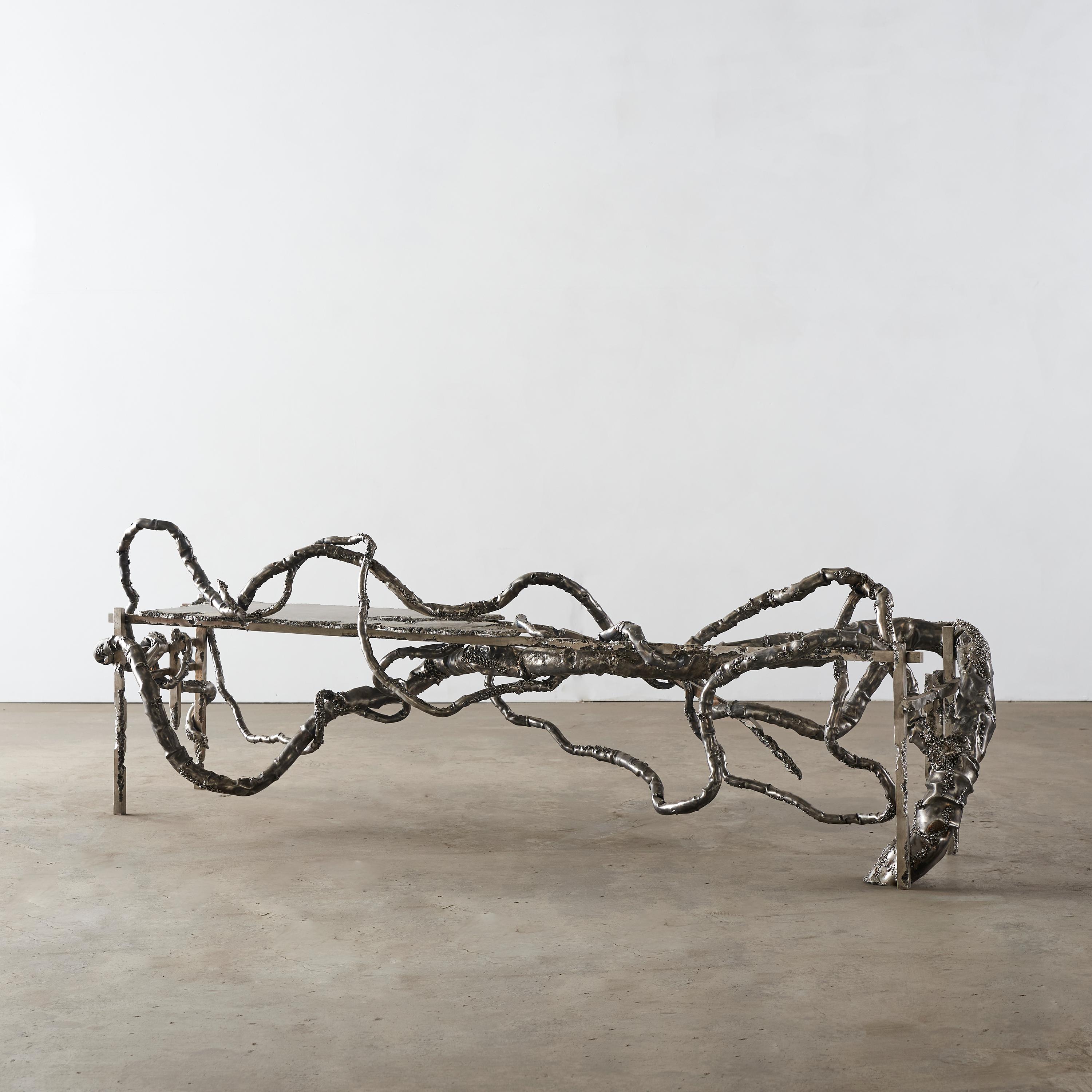 Other Mangled Bench by Michael Gittings For Sale