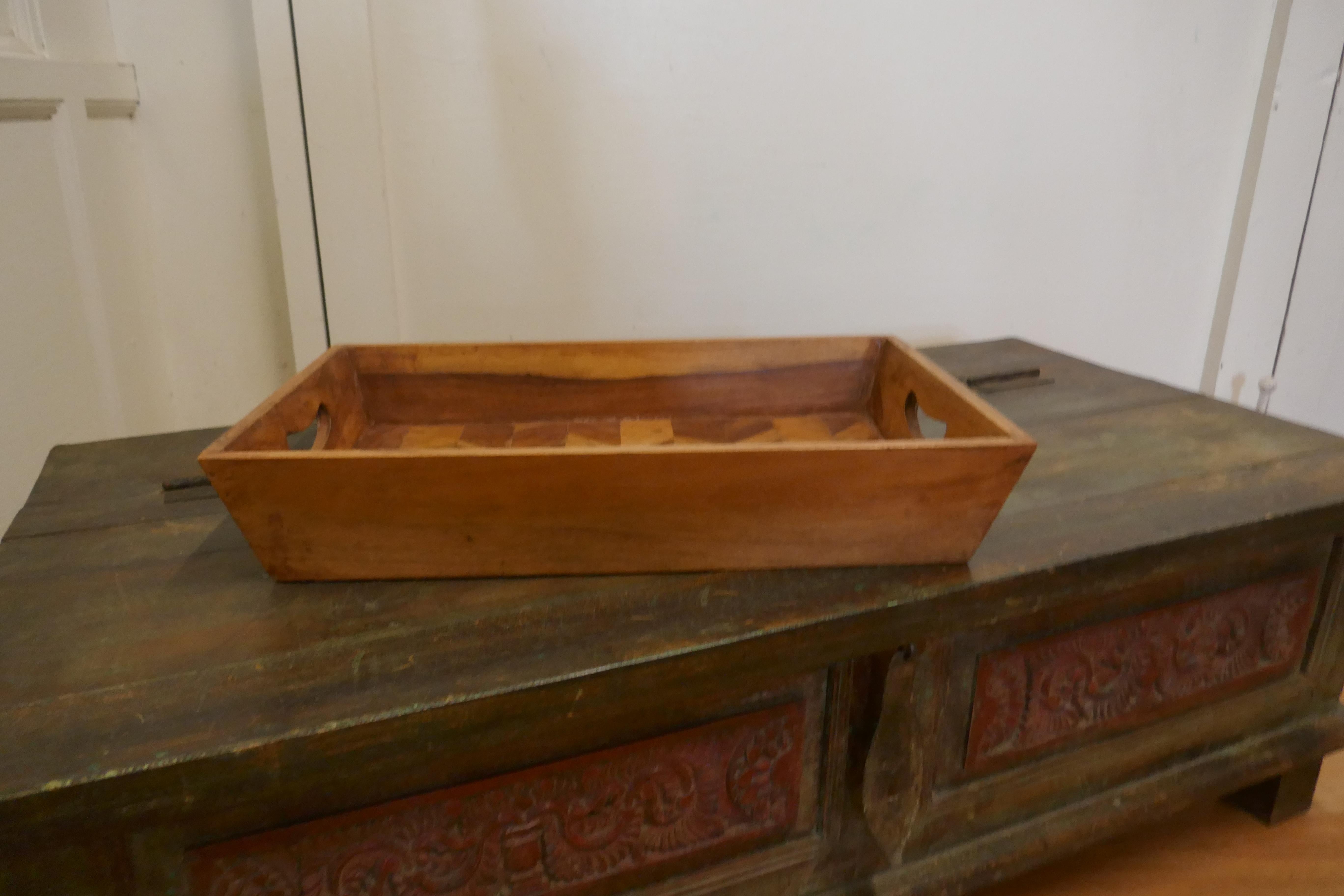 indian wooden tray