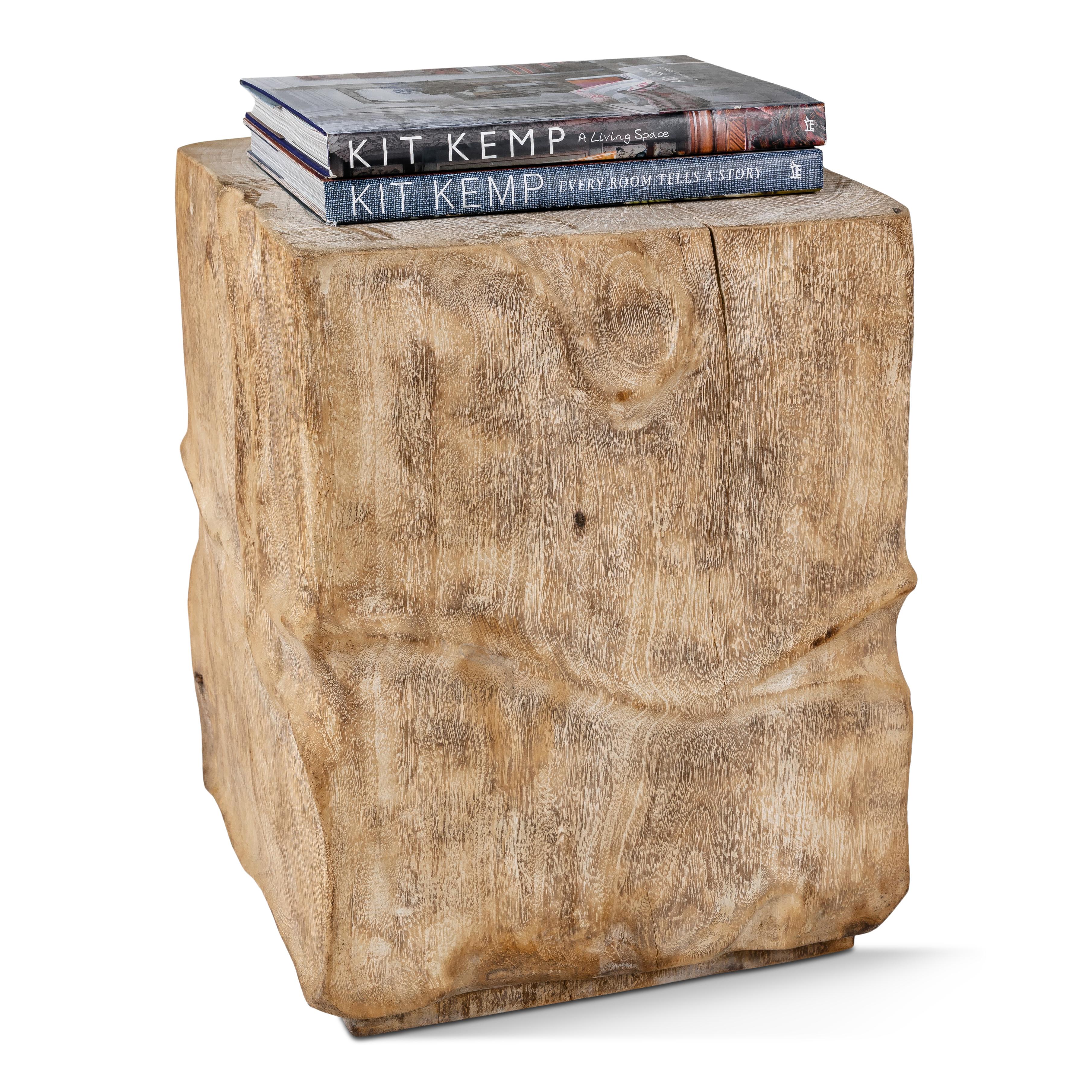 Mango wood carved accent stump end table.

Piece from our one of a kind collection, Le Monde. Exclusive to Brendan Bass.

Globally curated by Brendan Bass, Le Monde furniture and accessories offer modern sensibility, provincial construction, and