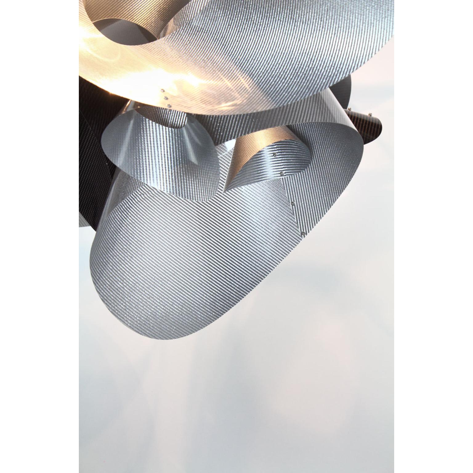 Italiano Lampada da terra Mangrovia EM in acciaio inox e alluminio di Barberini & Gunnell in vendita