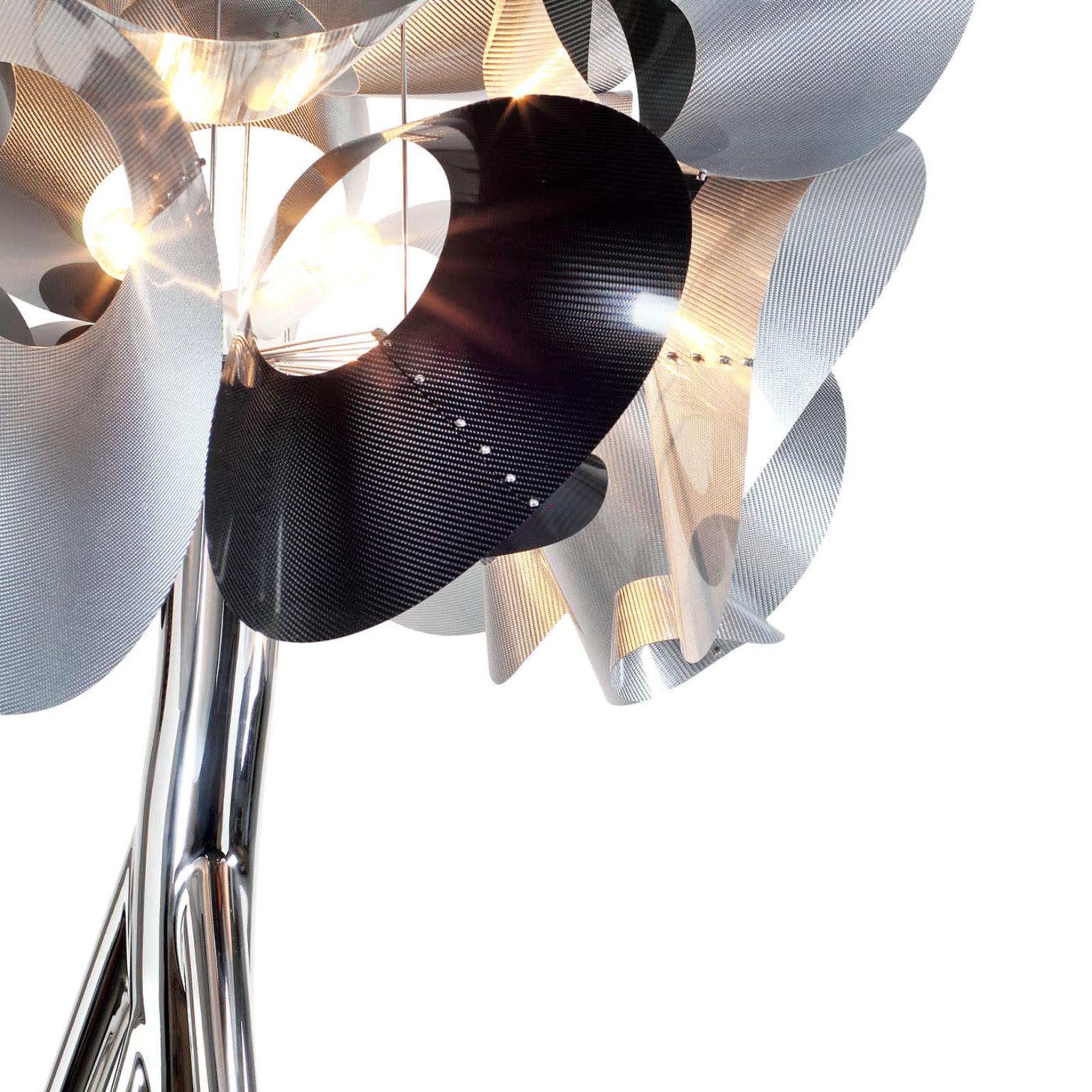Altro Lampada da terra Mangrovia EM in acciaio inox e alluminio di Barberini & Gunnell in vendita