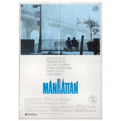 'Manhattan' 1979 Spanish B1 Film Poster