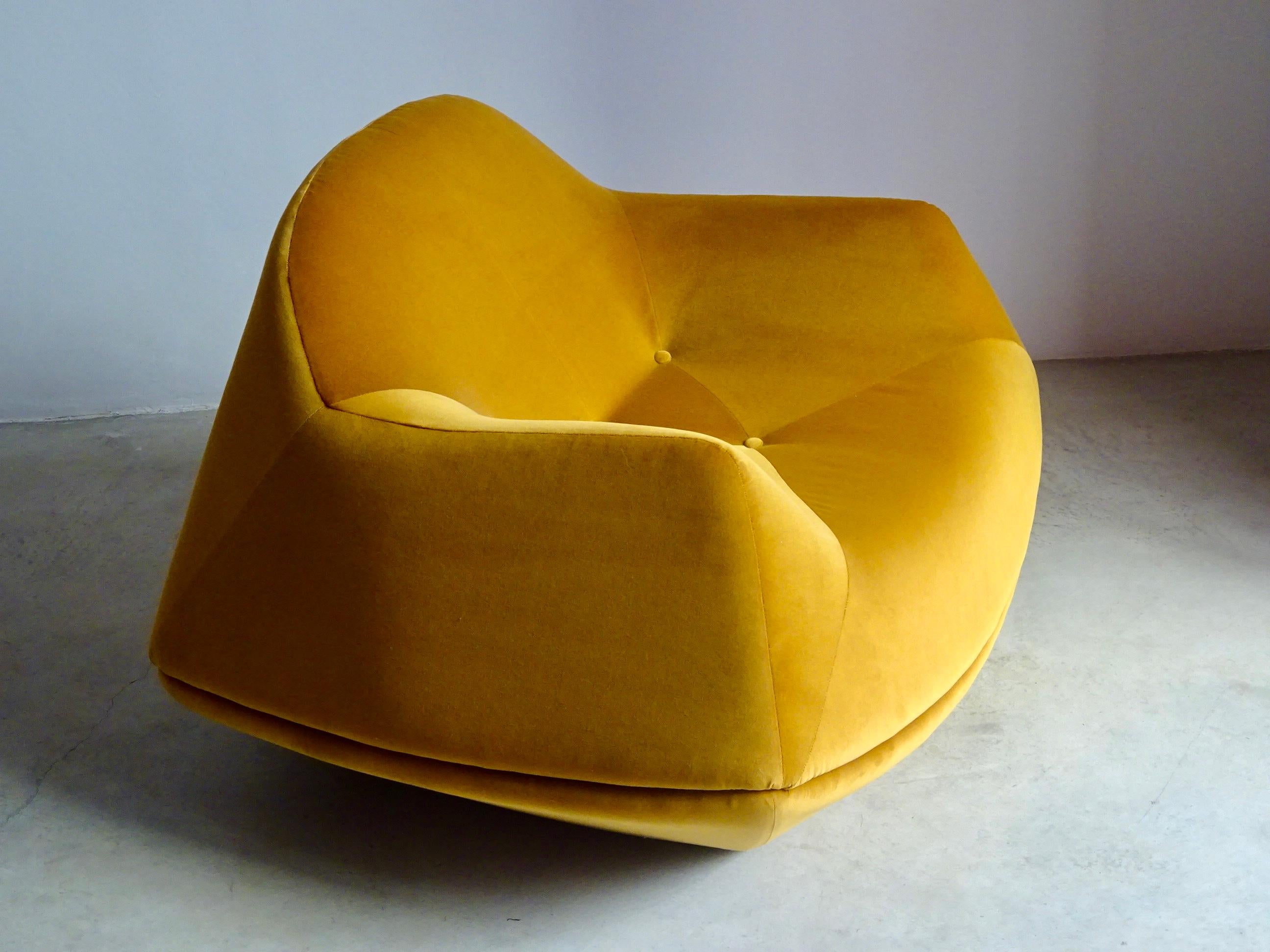 Sessel „Manhattan“, entworfen von Jorge Zalszupin für „l'Atelier“ im Angebot 3