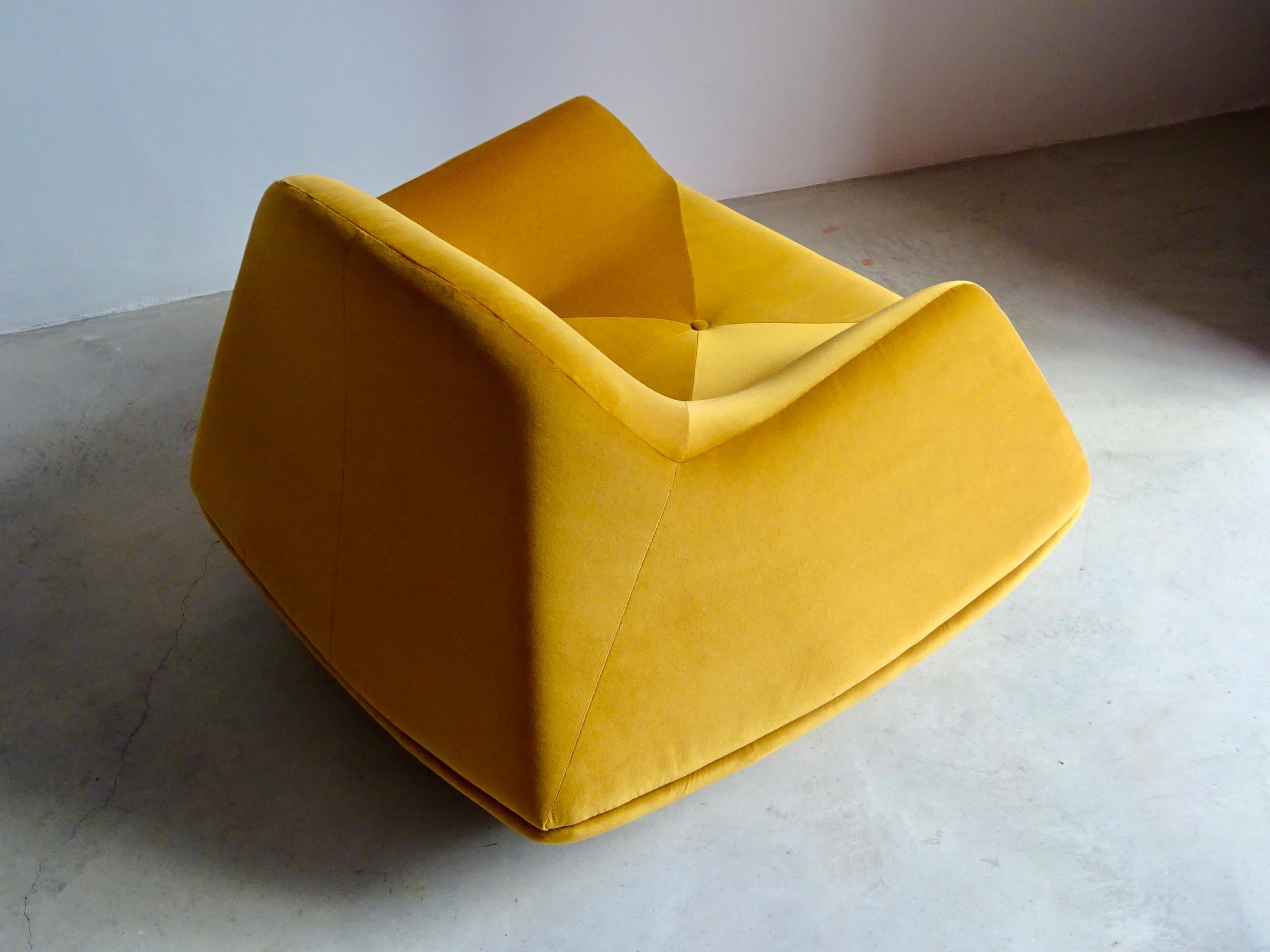 Sessel „Manhattan“, entworfen von Jorge Zalszupin für „l'Atelier“ (Mitte des 20. Jahrhunderts) im Angebot
