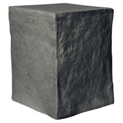 Manhattan Cube Side Table/ Stool, Grey, 21st Century by Margit Wittig