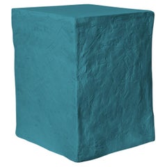 Table d'appoint/ tabouret Manhattan Cube, Turquoise, 21e siècle par Margit Wittig