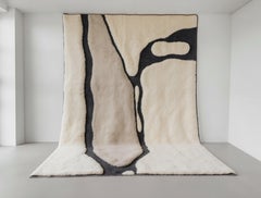 MANHATTAN Alfombra personalizada de lana bereber Moderna tejida a mano Grande Minimalista Contemporánea