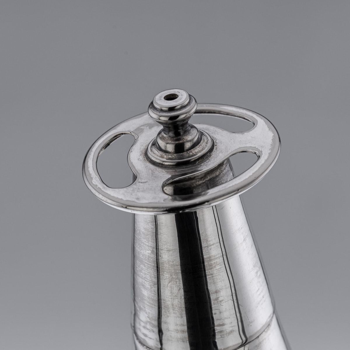 Manhattan Fire Extinguisher Silver Plated Cocktail Shaker c.1940 4