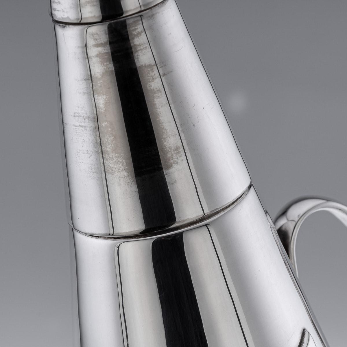 Manhattan Fire Extinguisher Silver Plated Cocktail Shaker c.1940 8
