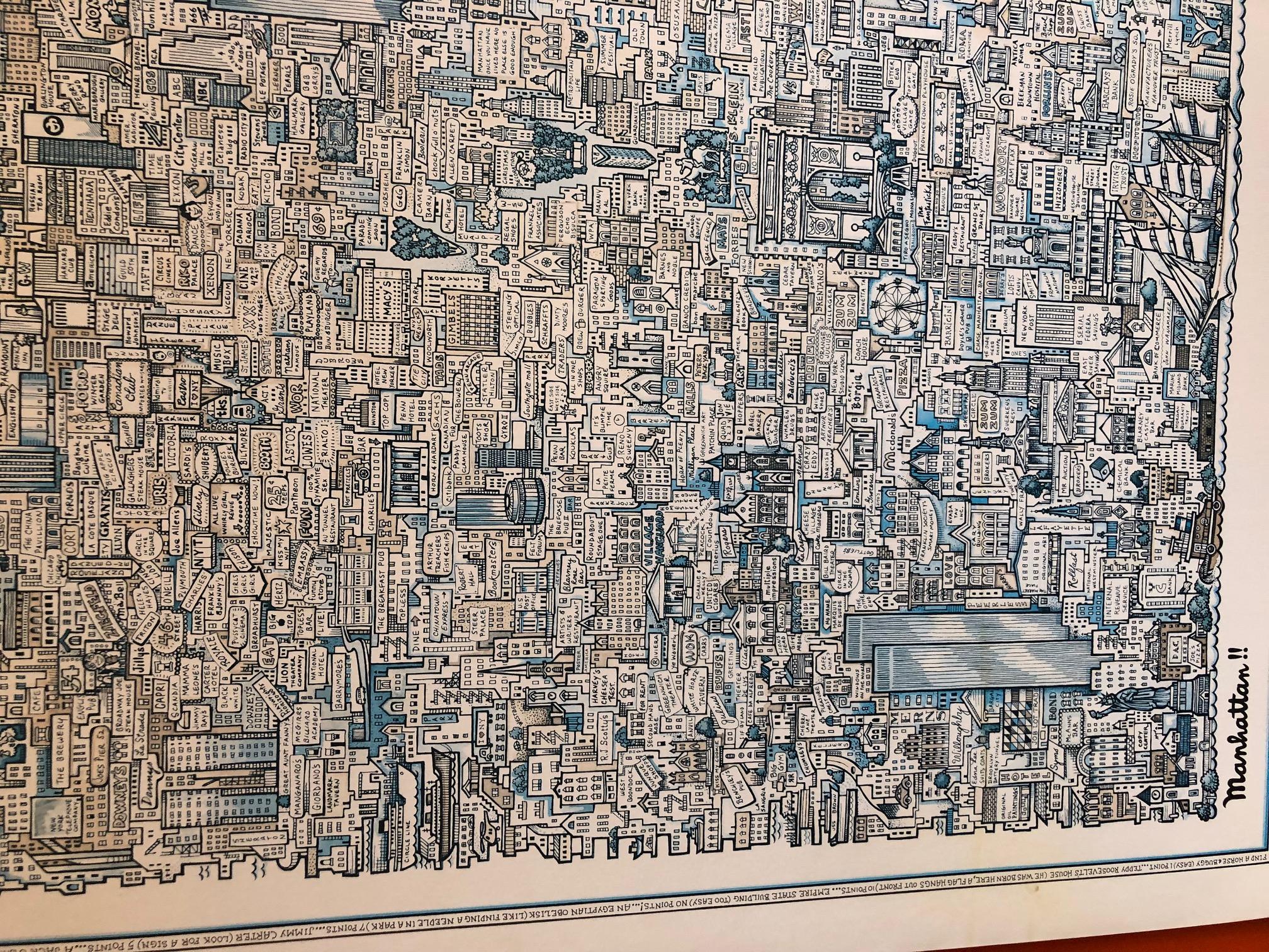 20th Century Manhattan, Poster on Board by Tony Graham