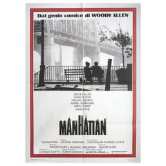 'Manhattan' R1980s Italian Due Fogli Film Poster