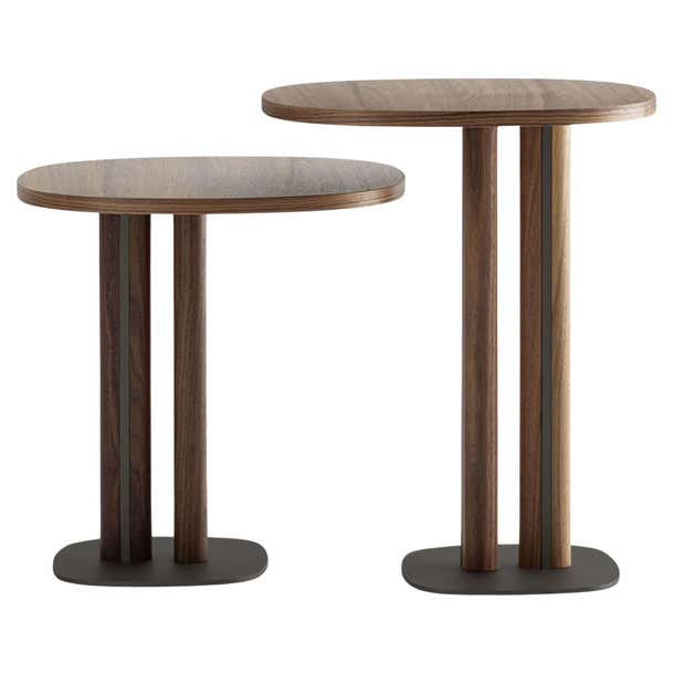 Two Side Tables Manhattan Set of 2 Side Tables For Sale at 1stDibs