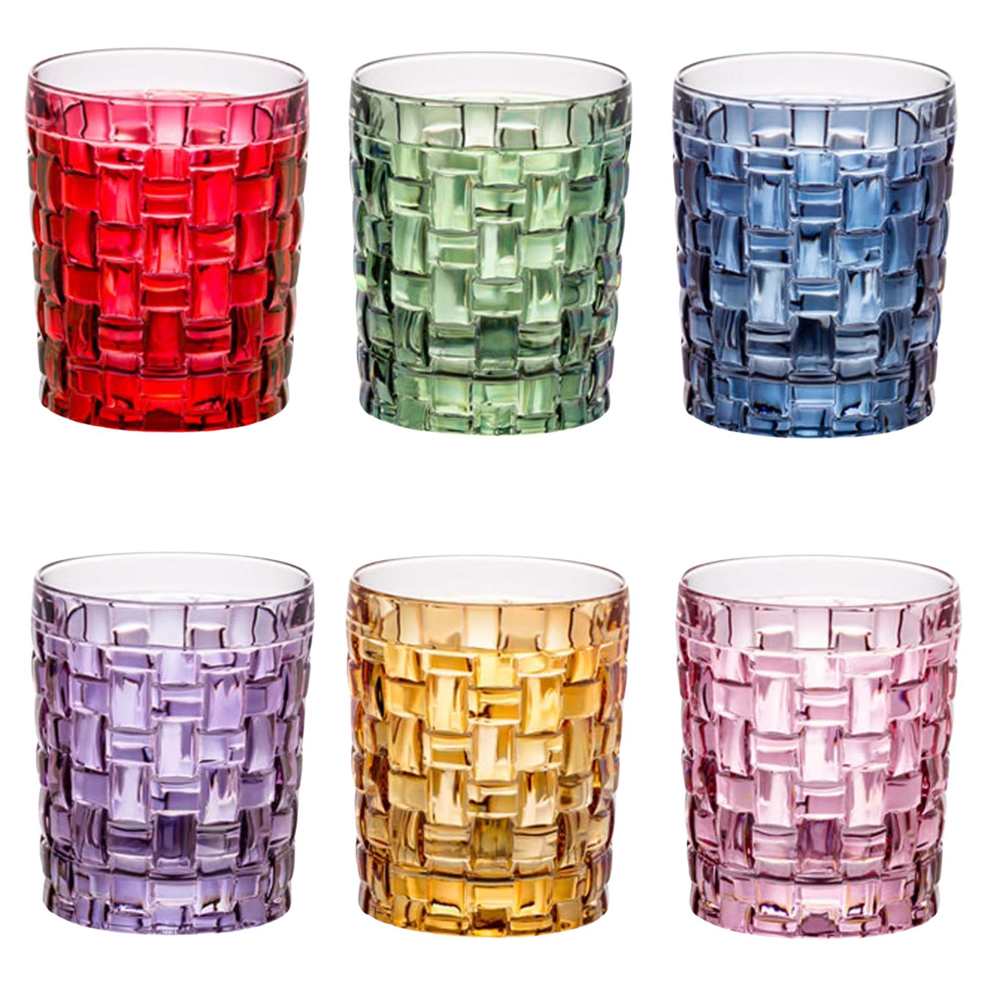 Manhattan Set of 6 Water Glasses For Sale