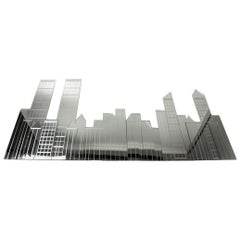 Manhattan Skyline Mirror by Mechanical Mirror Company
