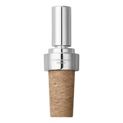 Manhattan Wine Stopper in Stainless Steel & Cork by Georg Jensen