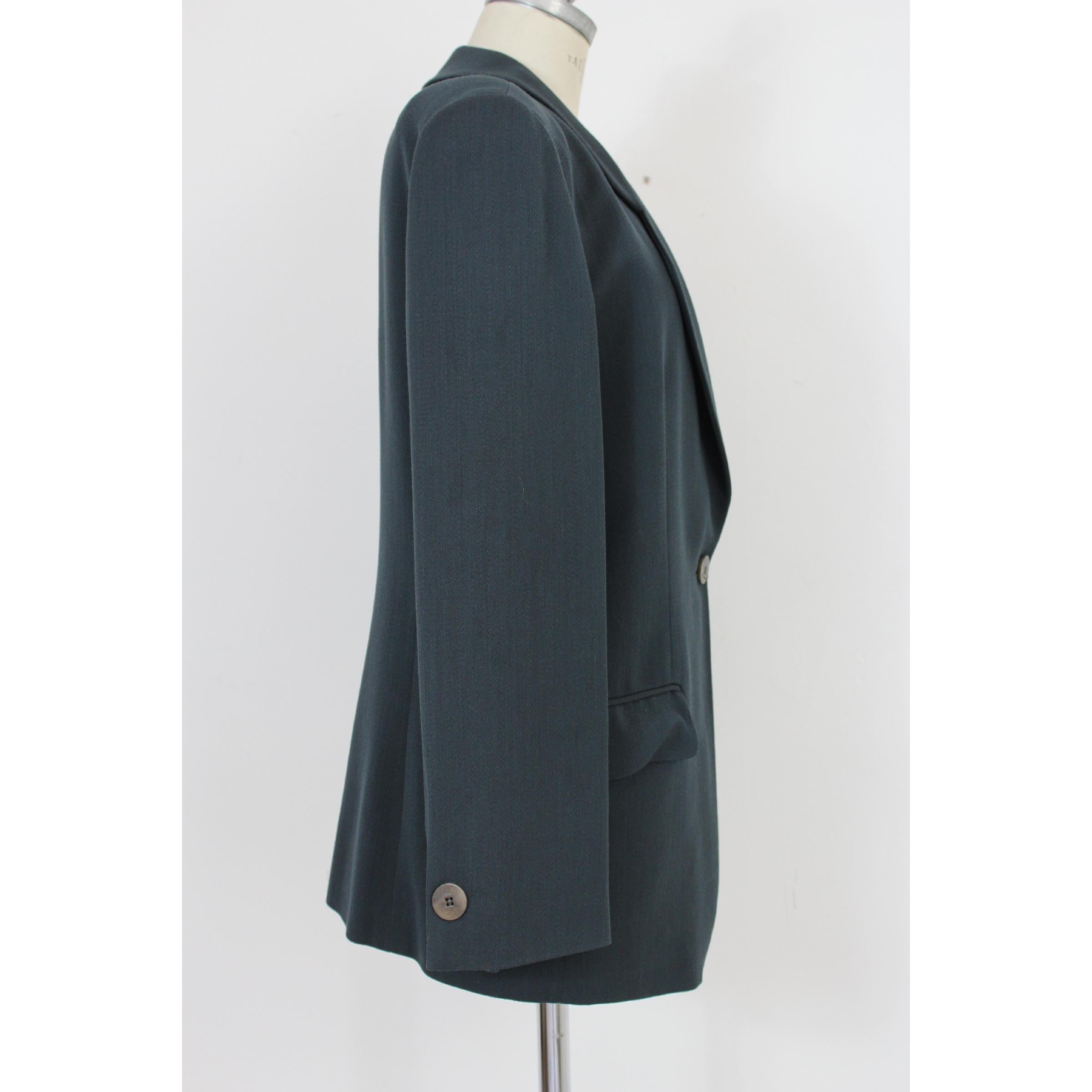 Black Mani by Armani Green Wool Classic Jacket  For Sale