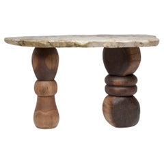 Mani Meditation Stone Console Table