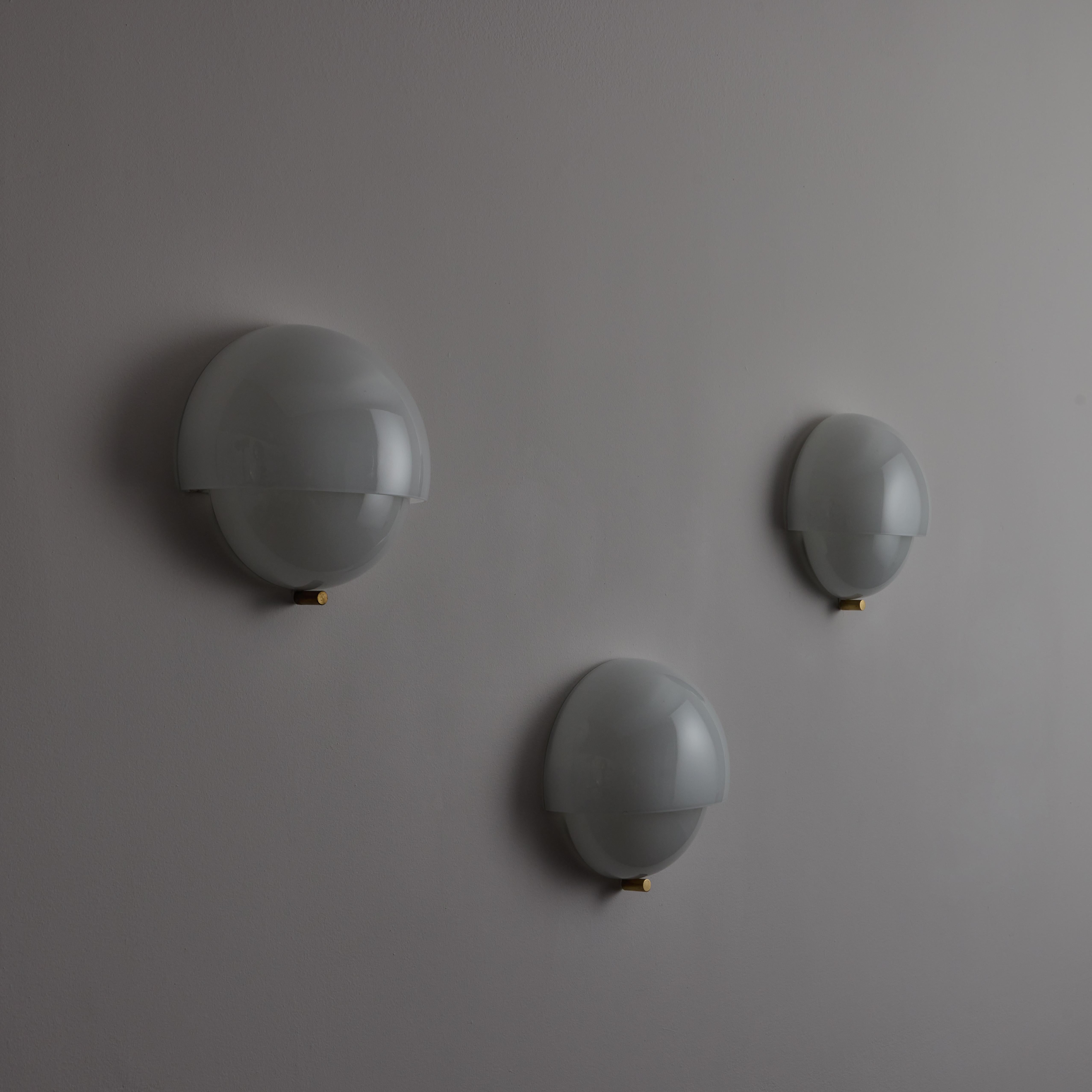 Brass 'Mania' Sconce by Vico Magistretti for Artemide