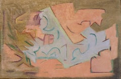 "Upper Street" Manierre Dawson, Cubism, Abstract Pastels, Cityscape