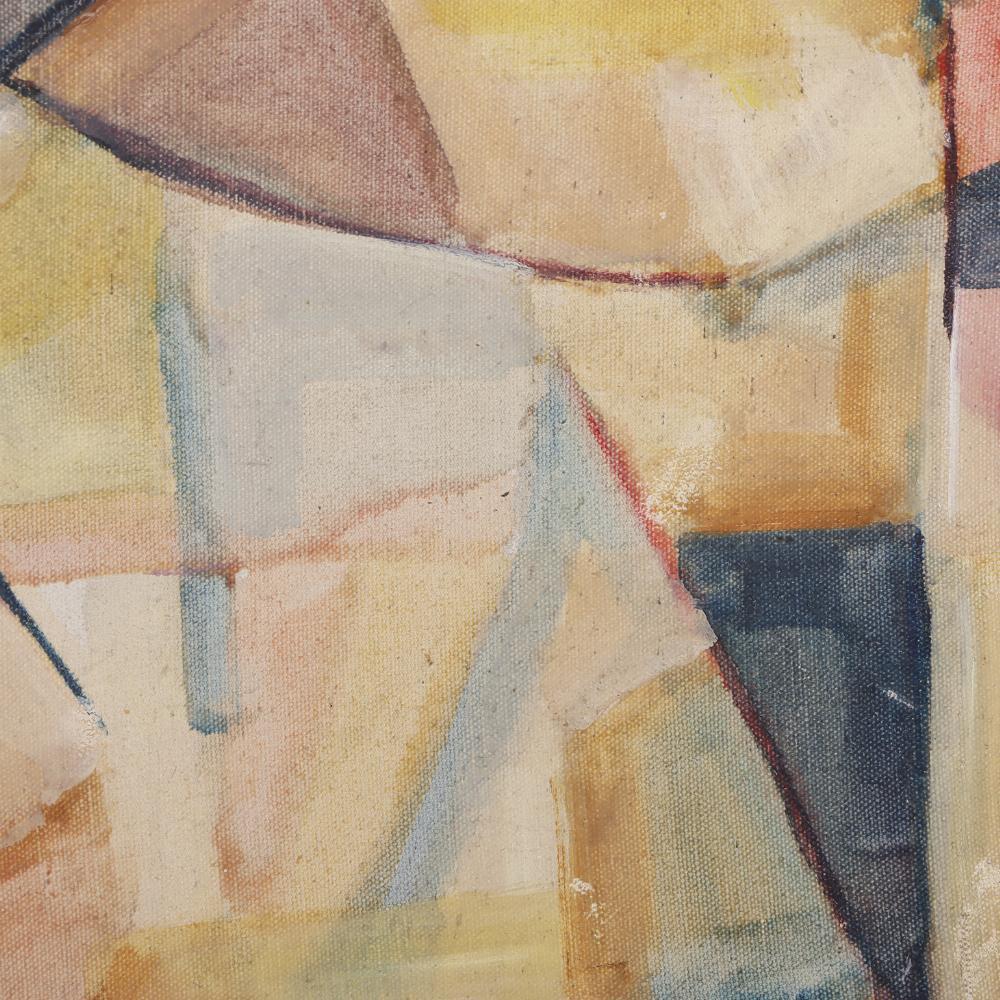 Americano Manierre Dawson (americano, 1887-1969) Pittura astratta a olio su tela in vendita