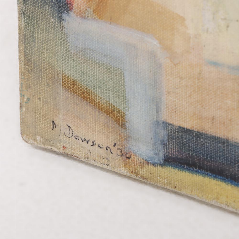 XX secolo Manierre Dawson (americano, 1887-1969) Pittura astratta a olio su tela in vendita