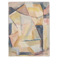 Manierre Dawson (American, 1887-1969) Abstract oil painting on canvas