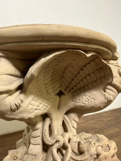 Manifattura di Signa of Florence Terracotta Pedestal Table Circa 1900