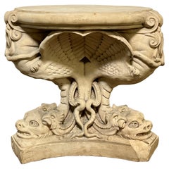 Manifattura di Signa de Florence Guéridon en terre cuite Circa 1900