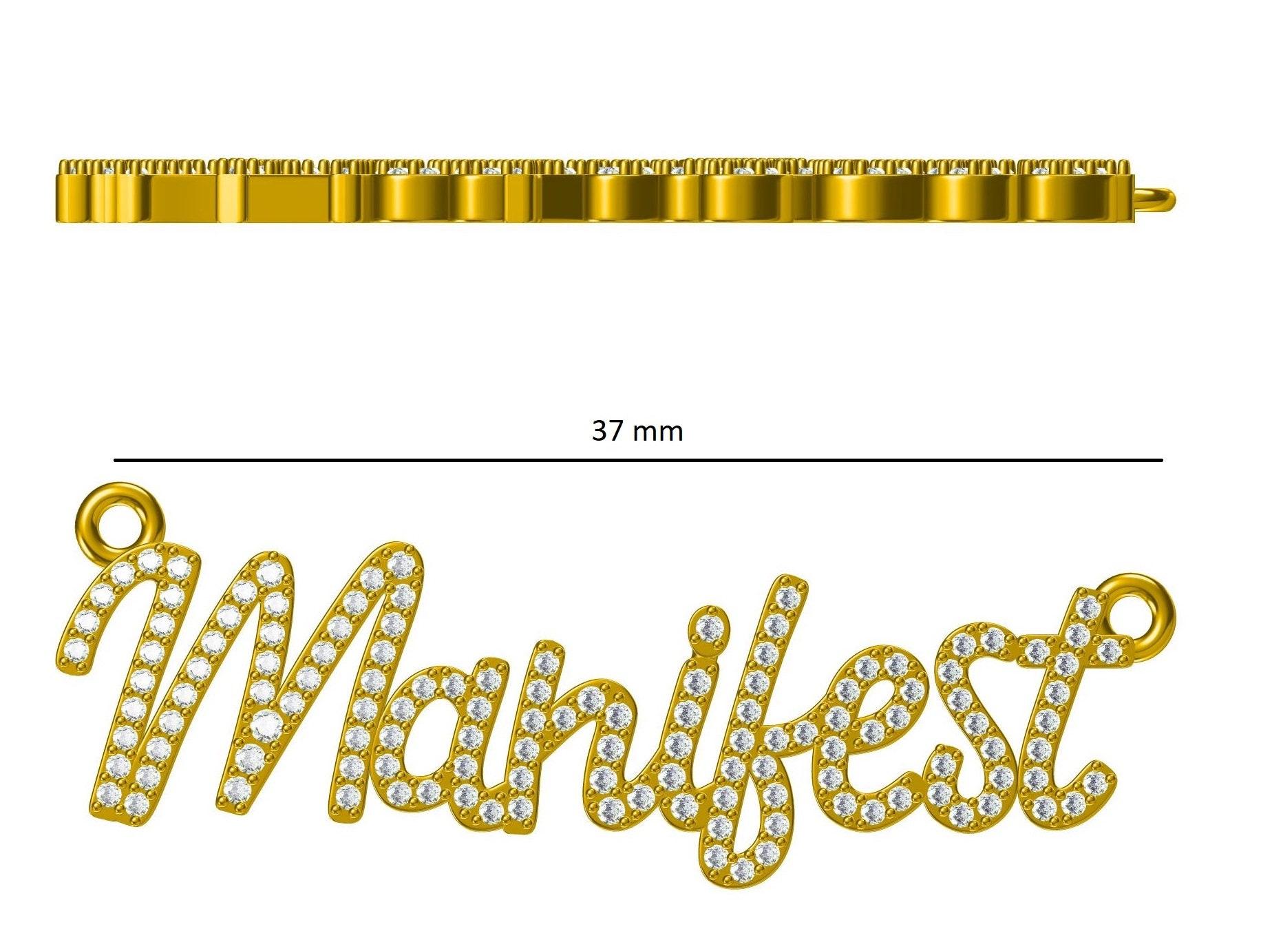 De las mujeres Collar Colgante Manifiesto de Diamantes en Oro Macizo de 14 K (Certificado) en venta