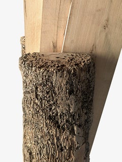 Manifesto - Sculpture in Reclaimed Briccola Riva 1920 Stendardo Design Enzo Mari