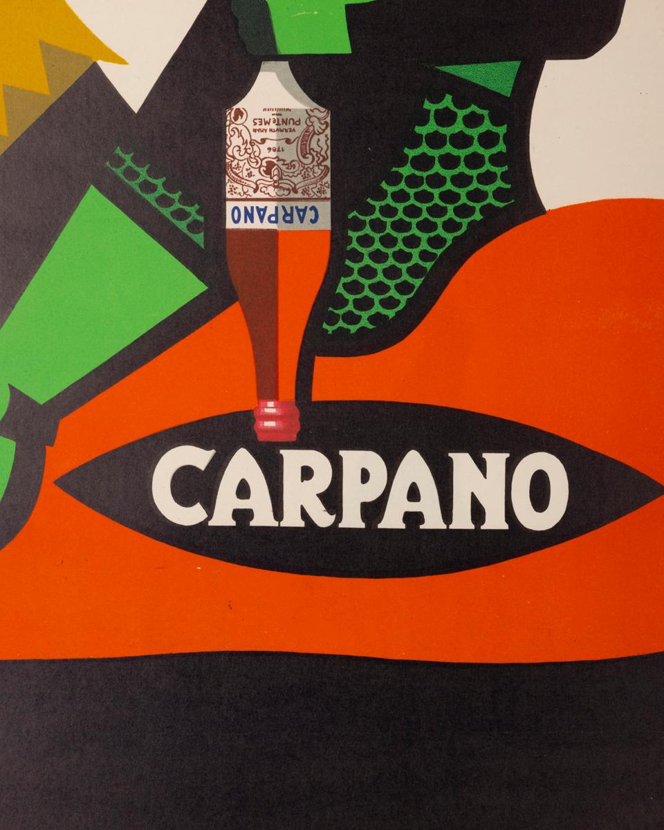 Original canvas poster Vermuth Carpano 