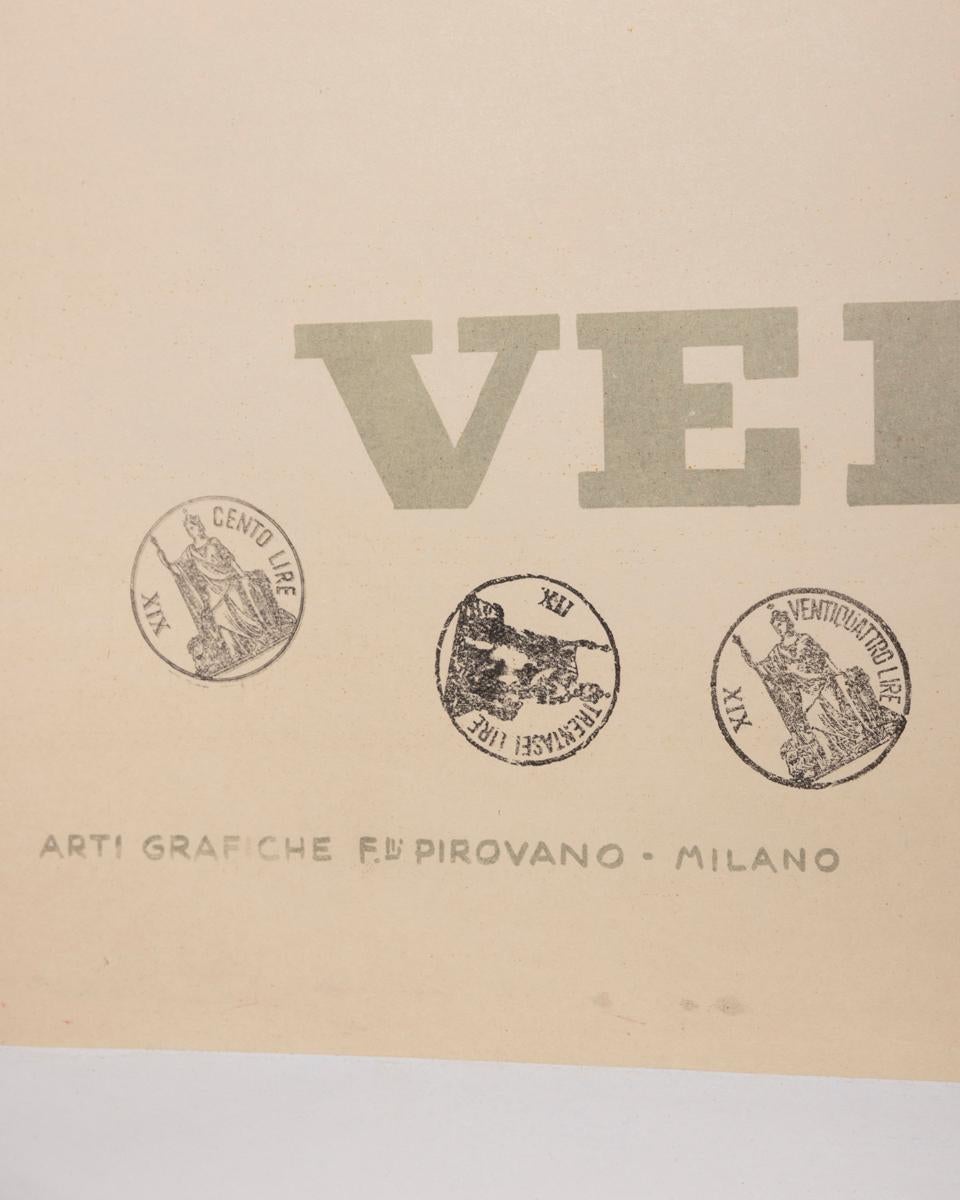 Canvas Original canvas poster Vermuth Carpano 