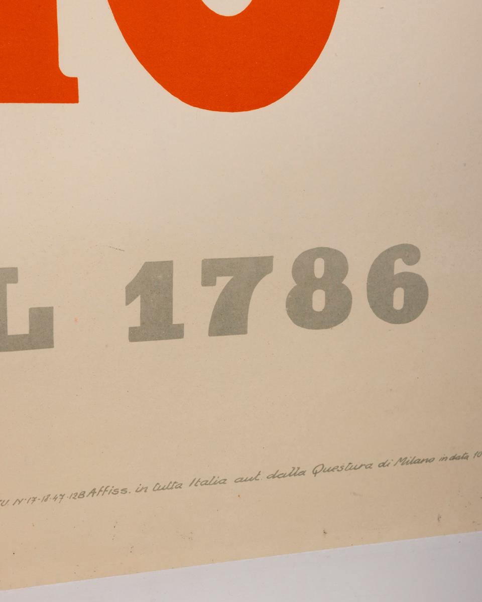 Original canvas poster Vermuth Carpano 