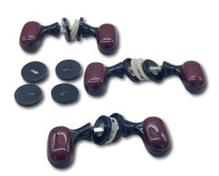 Montecarlo Series Door Handle Luigi Caccia Dominioni for Olivari, Italy 1970s