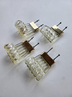 Poignées Art déco en verre de Murano