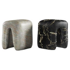 Manikin Marble Accent Table by Alter Ego Studio