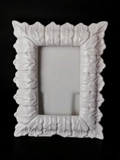 Manises Floral Ceramic Photo frame, Spain, 1970's
