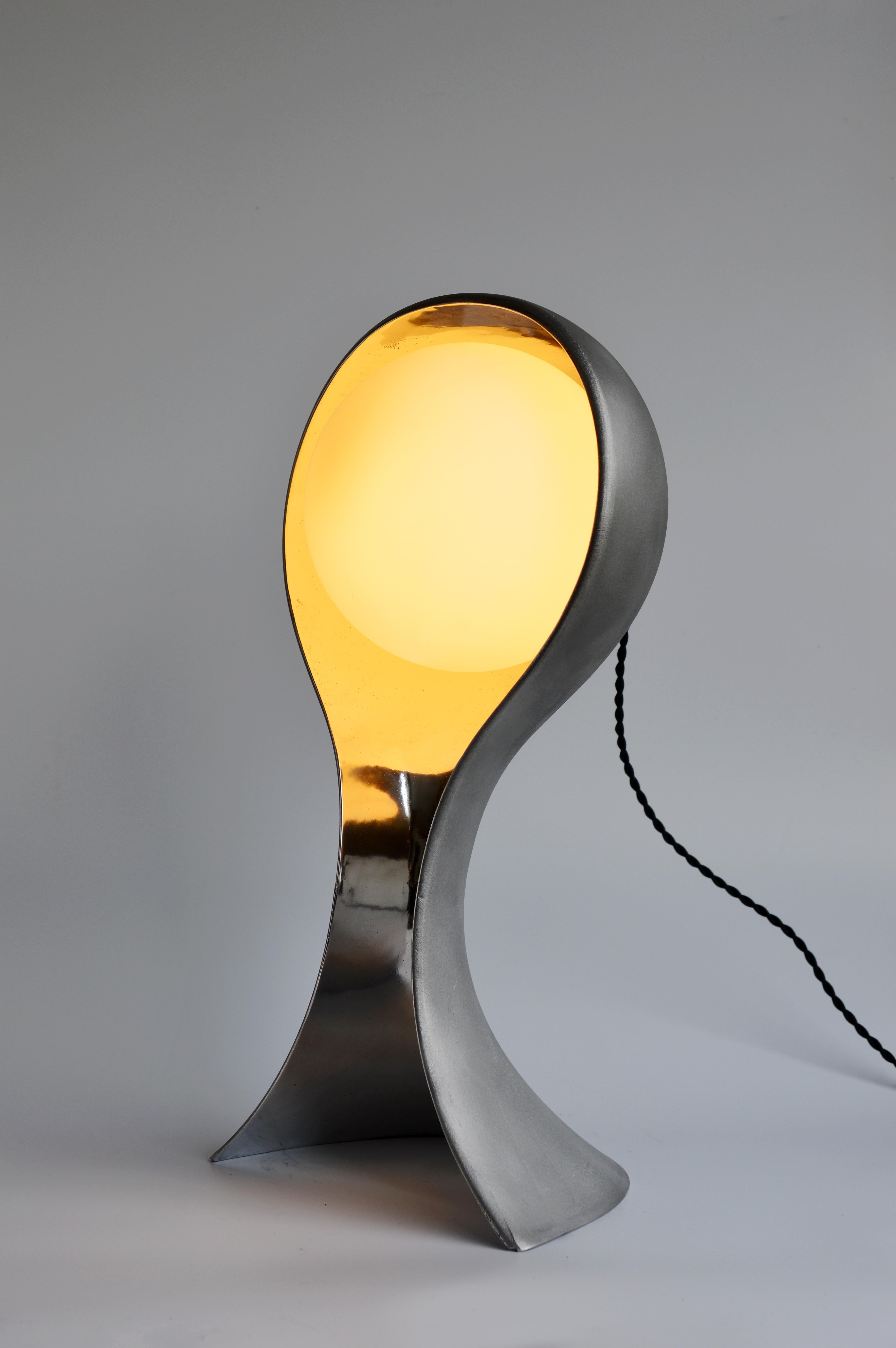 Aluminum Mannequin Lamp by Mike Serra For Sale