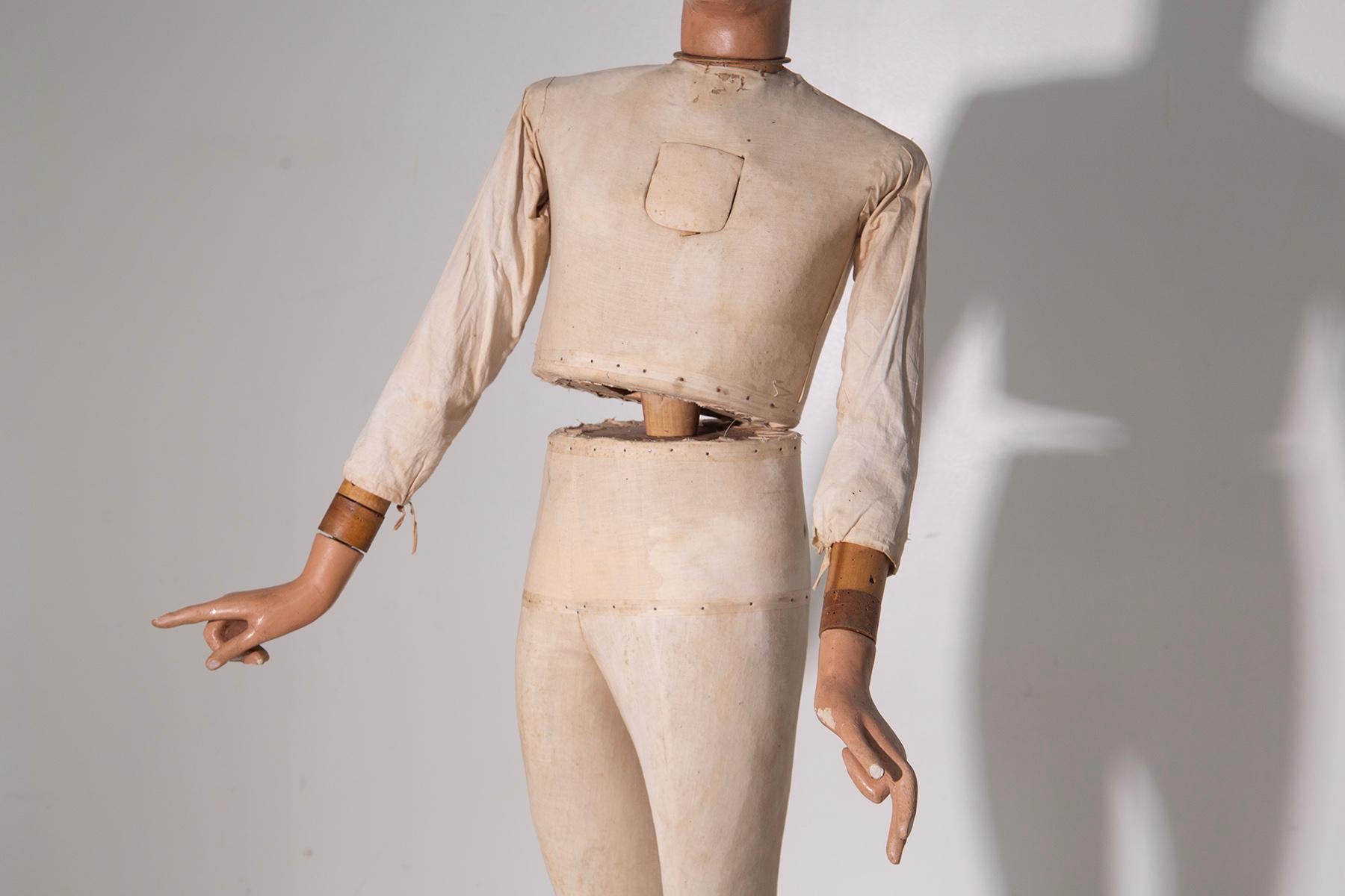 Art Déco Mannequin of Vittorio De Sica Italian director of the film Grandi Magazzini in vendita