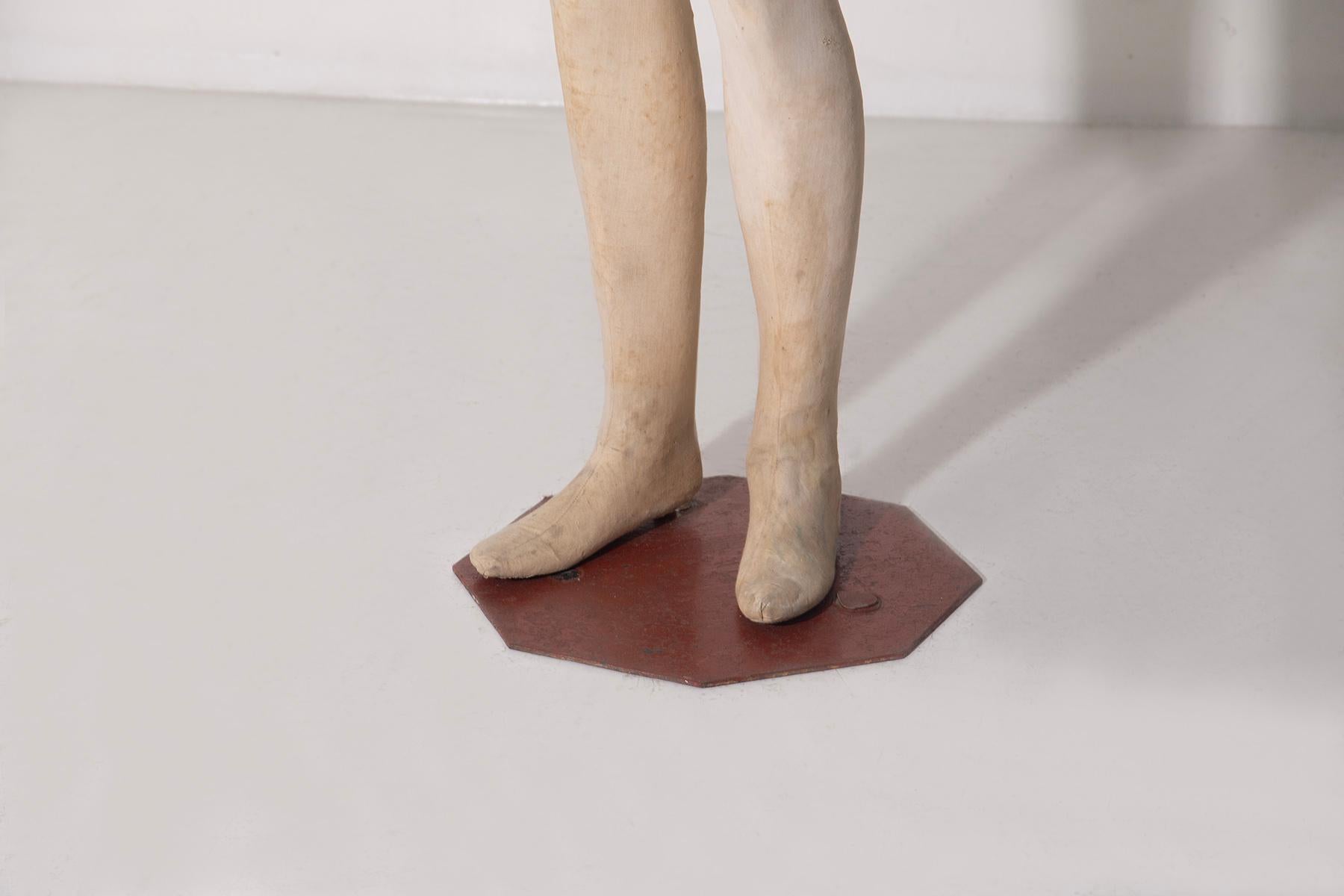 Mid-20th Century Mannequin of Vittorio De Sica Italian director of the film Grandi Magazzini in vendita