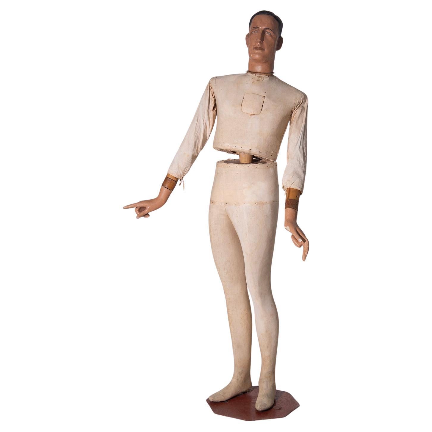 Mannequin of Vittorio De Sica Italian director of the film Grandi Magazzini in vendita