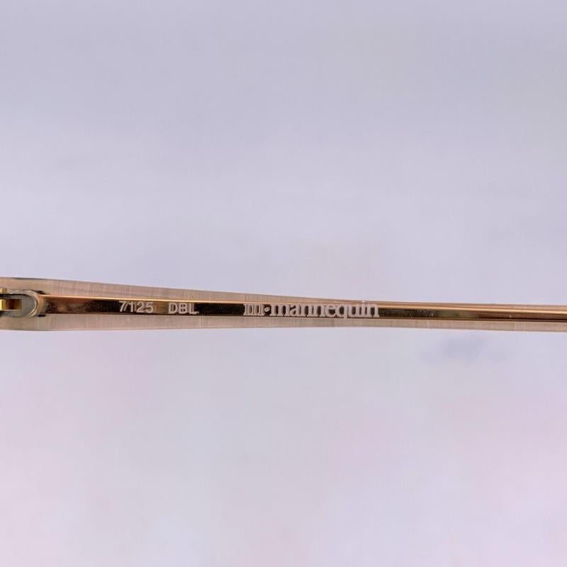 Mannequin Oval Vintage Sonnenbrille Mod. 7125 58/14 140 mm (Grau) im Angebot