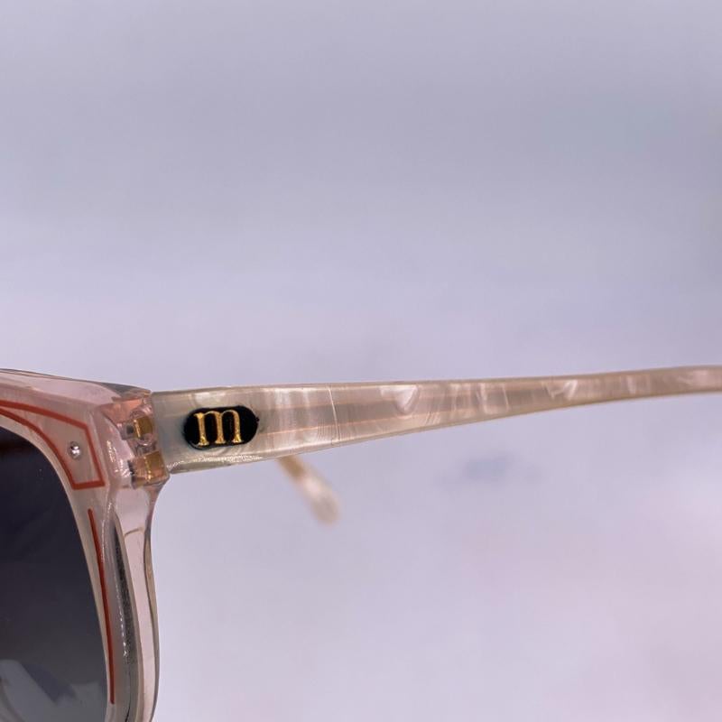 Mannequin Oval Vintage Sonnenbrille Mod. 7125 58/14 140 mm im Zustand „Hervorragend“ im Angebot in Rome, Rome