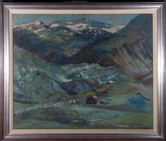 Manner of ChaÃ¯m Soutine (1893â€“1943) - Mid 20th Century Oil, Alpine Meadows