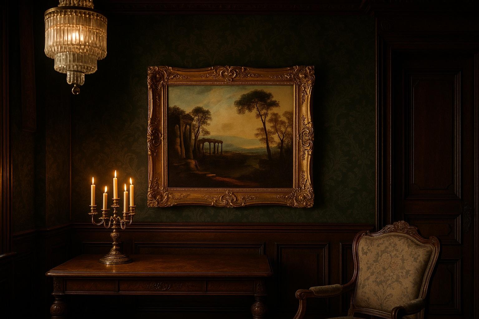 In der Art von Claude Lorrain Die Ziege, gehört in arkadischer Landschaft (Barock) im Angebot